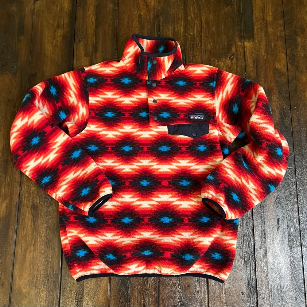 Patagonia Synchilla Fleece Aztec Print RARE